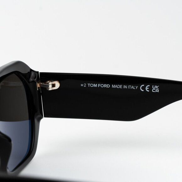 Tom Ford Women Sunglasses Black Smoke Square VERONIQUE-02 FT0917 01A main image 10